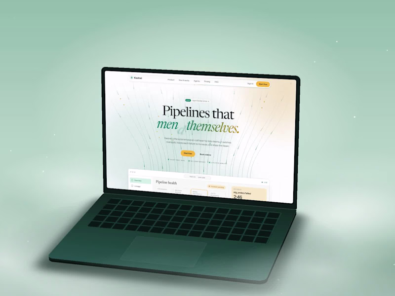 Cover image for Kestrel - SaaS Website Design