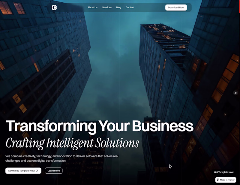 Cover image for Omicorn SaaS Landing Page Design