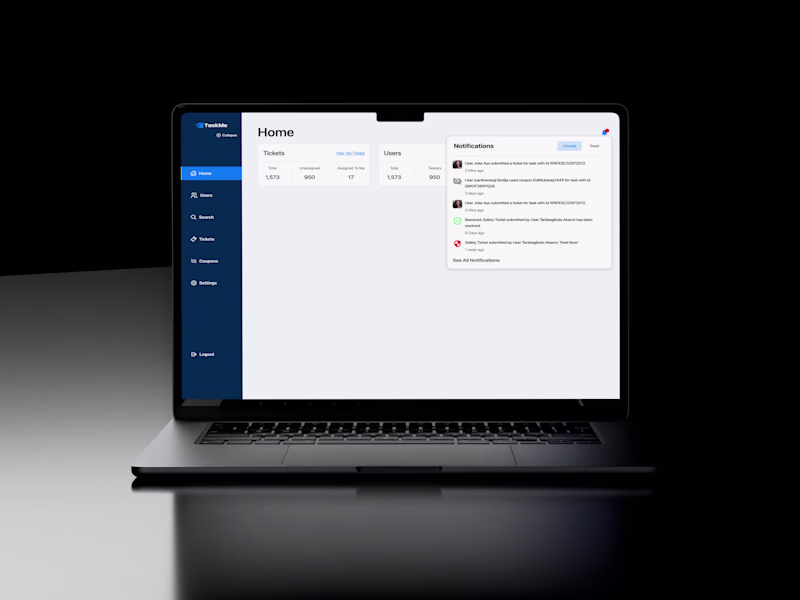 Cover image for TaskMe Support Web App - Cloud-based CRM & CMS Solution