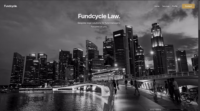 Cover image for For the Singapore-based firm Fundcycle