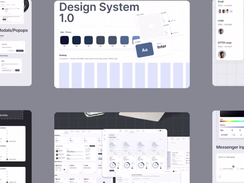 Cover image for Design System CRM