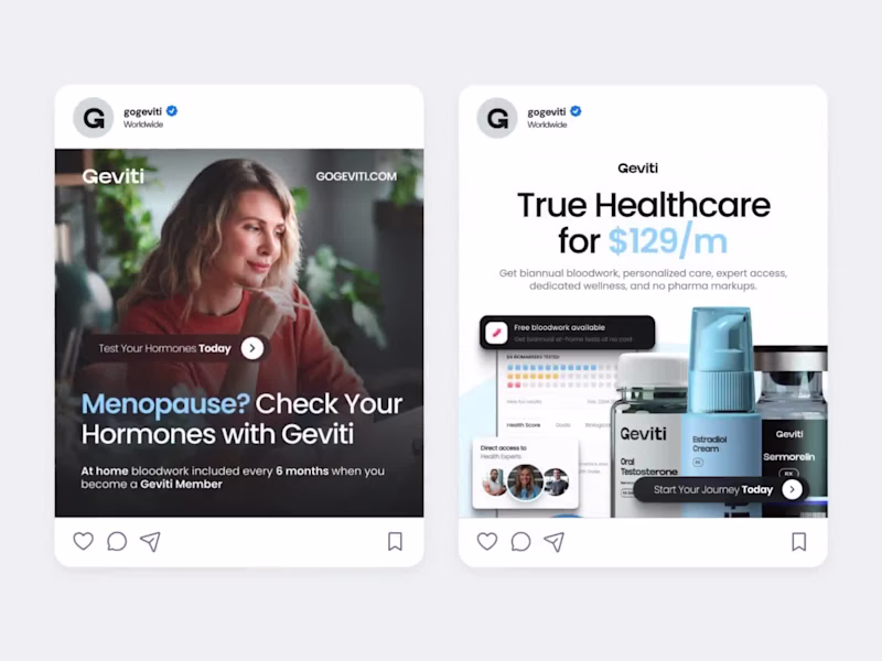 Cover image for High-Converting Paid Ads Design for Geviti