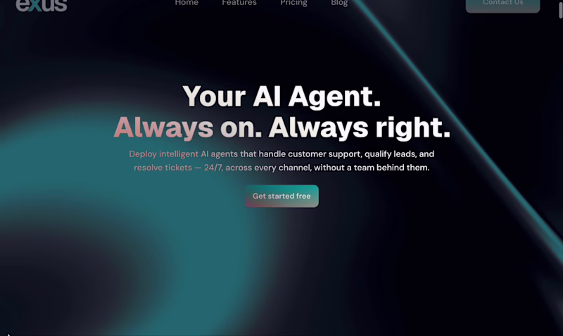 Cover image for Exus AI – Scalable SaaS Platform & CMS-Driven Website in Framer