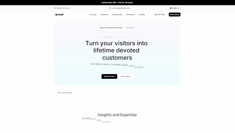 Cover image for Eensell : The Future of Online Business 
