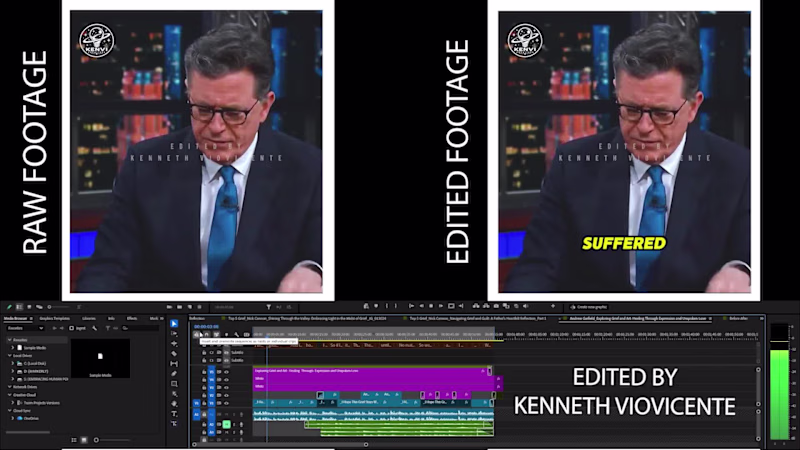Cover image for RAW FOOTAGE vs. FINAL EDIT