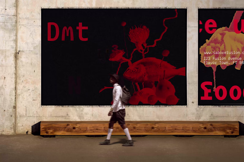 Cover image for Sabōré | Fusion Restaurant Brand Identity