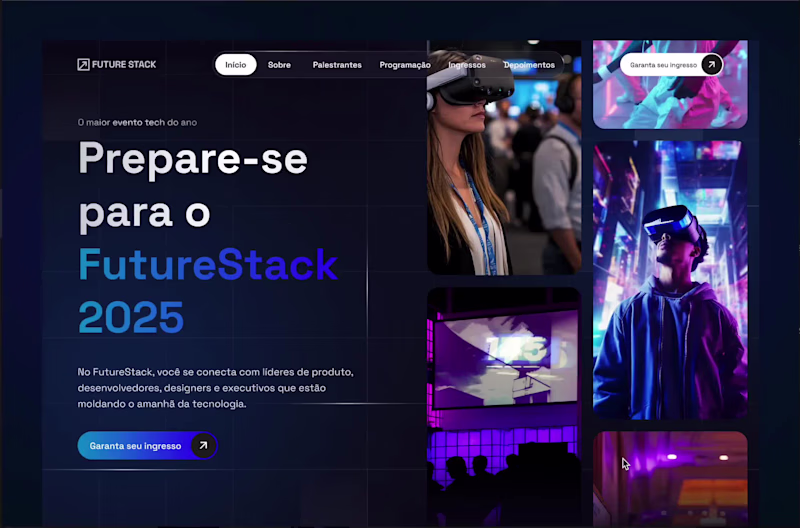 Cover image for Landing Page Future Stack