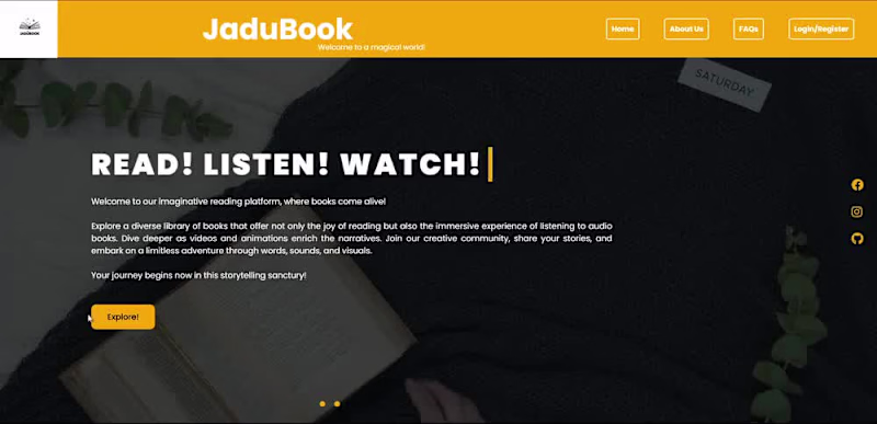 Cover image for JaduBook – AI Powered Multimodal Digital Library