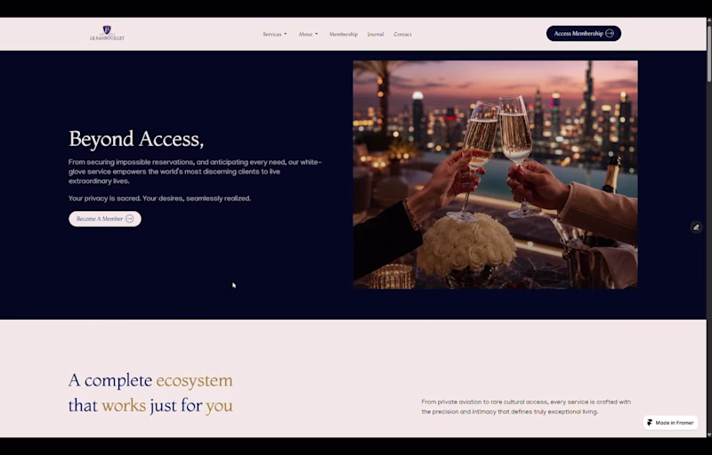 Cover image for Redesigning Le Rambouillet's Digital Experience