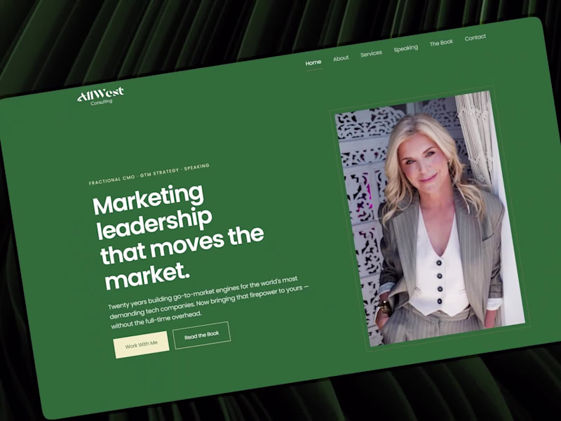 Cover image for Framer Website Design and Development for AllWest Consulting