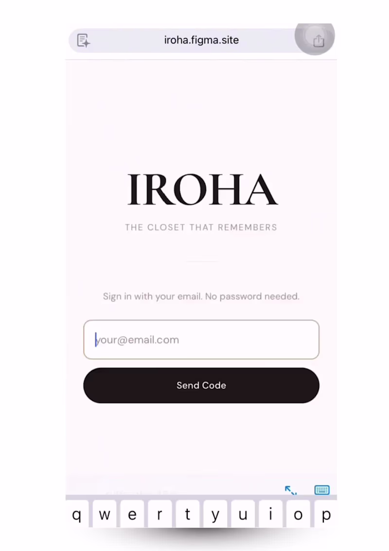 Cover image for IROHA — The Closet That