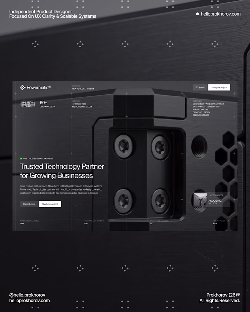 Cover image for Powermatic Technology

Hero Section from the