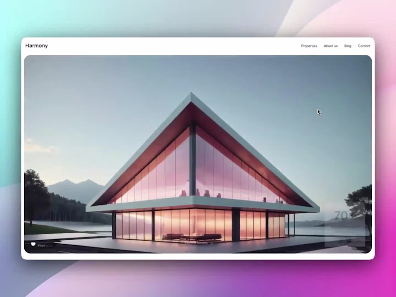 Cover image for Harmony — Real Estate Website