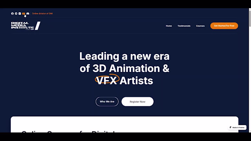 Cover image for Framer Landing Page Development
Created a