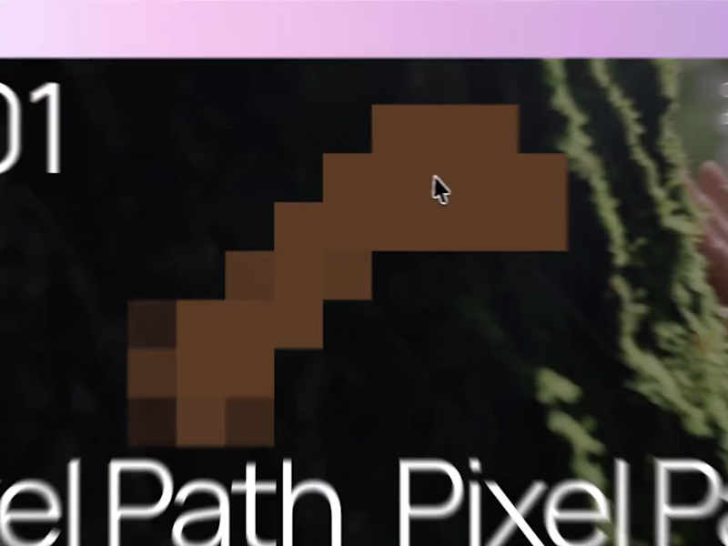 Cover image for I created this pixel path