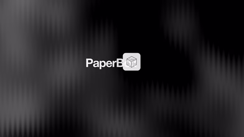 Cover image for Recent work for PaperBox by Dust Media. Made entirely in Dav...