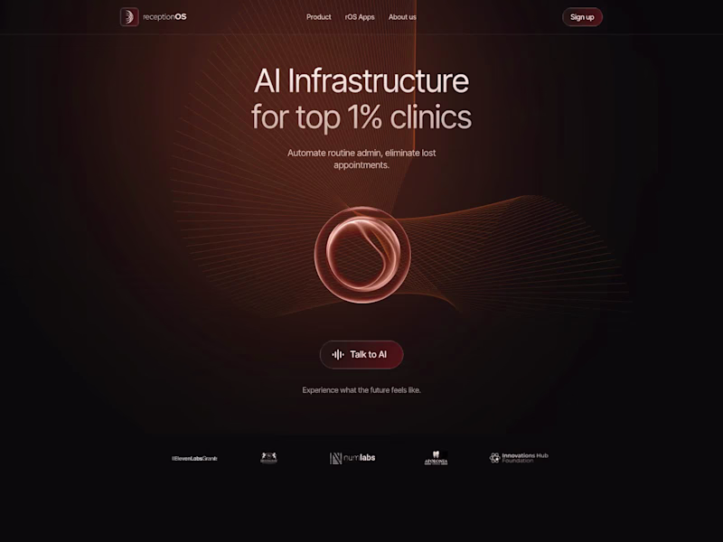 Cover image for receptionOS