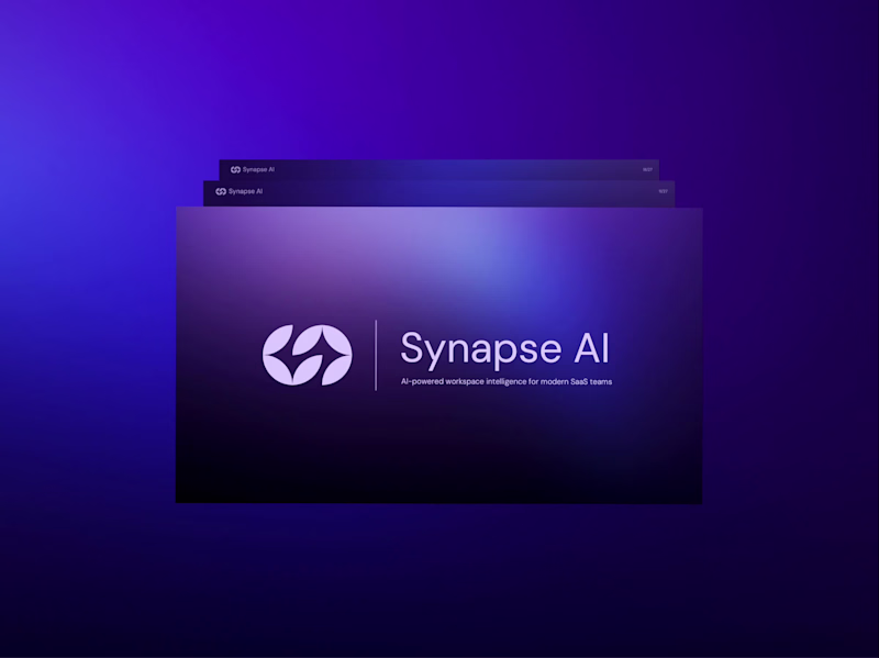 Cover image for Synapse AI Pitch Deck | Case Study