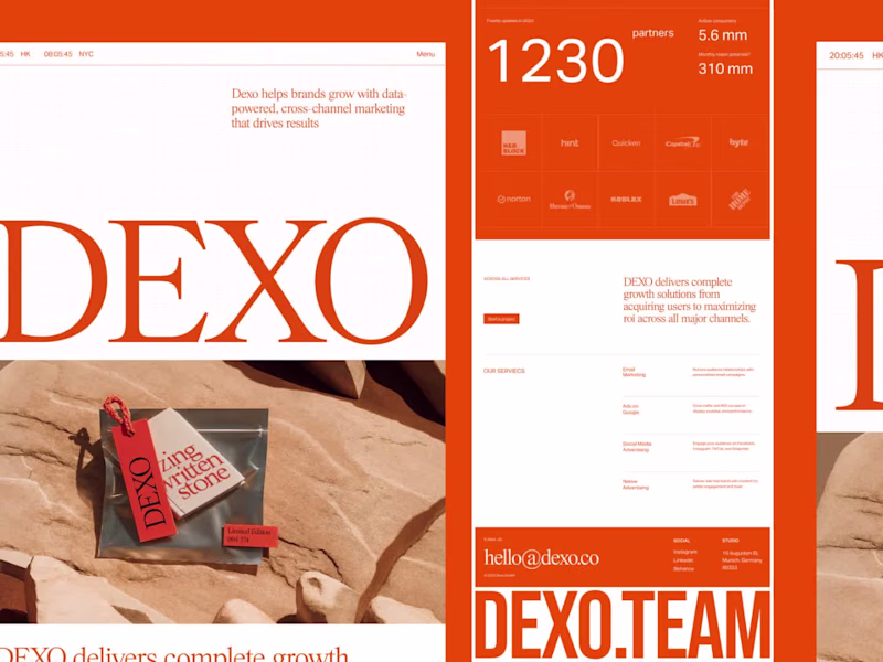 Cover image for Dexo Website Design and Development