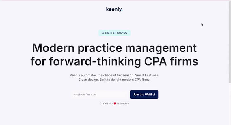 Cover image for CPA SaaS Coming Soon Page