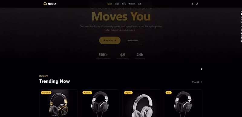 Cover image for Built NOCTA Audio, a production-ready