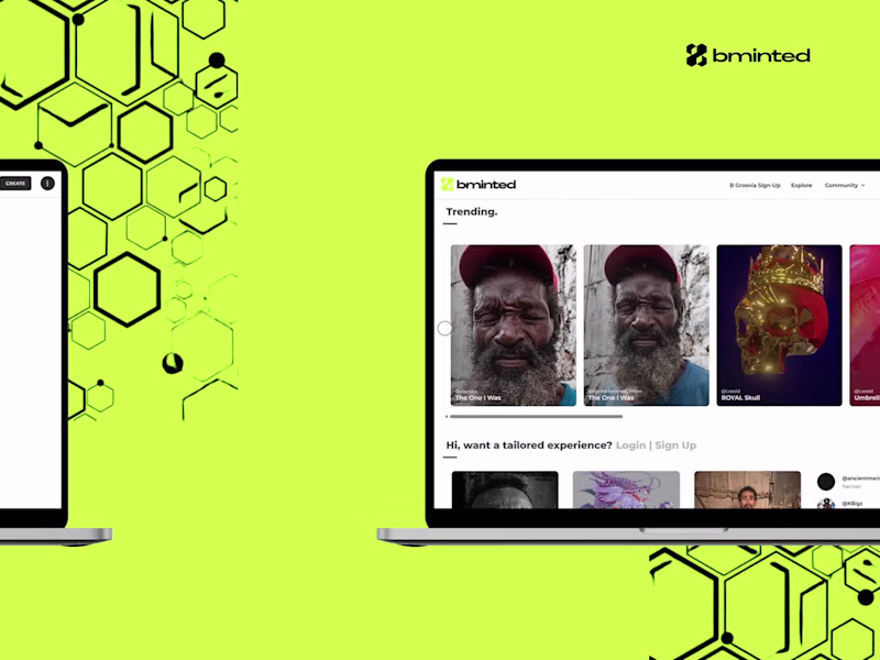 Cover image for BMinted | NFT Marketplace Development