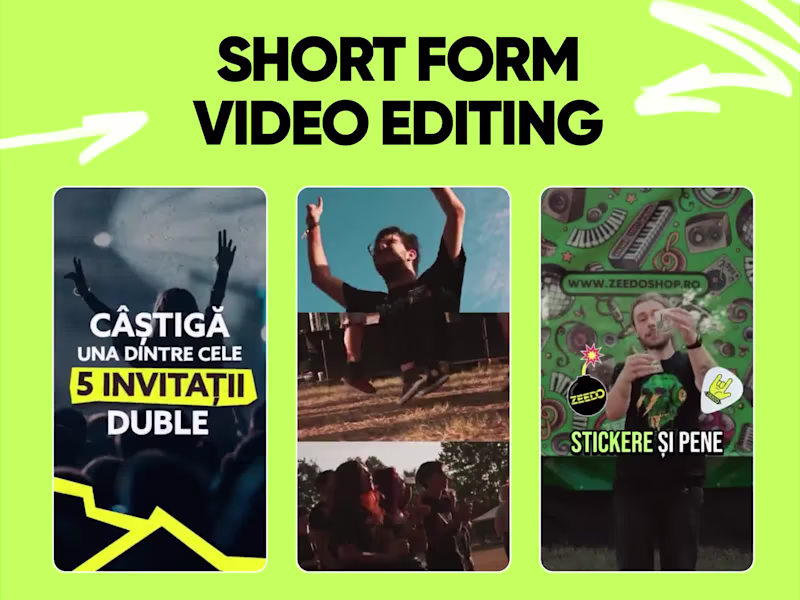 Cover image for Short Form Video Editing for Music Festival