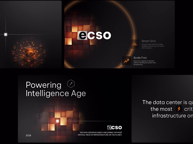 Cover image for  Pitch Deck and Visual System ( AI Data Center )