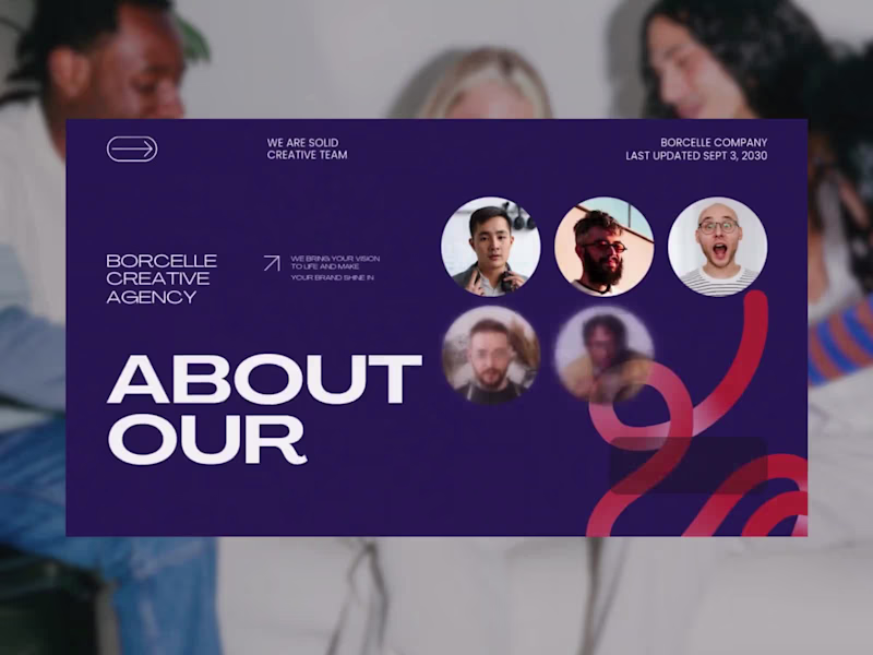 Cover image for Professional Department Team Profile Canva Presentation Deck