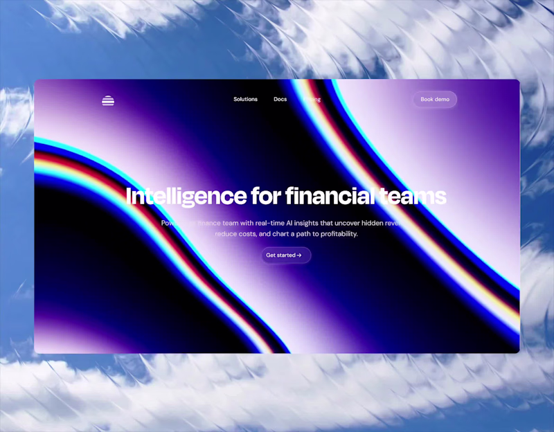 Cover image for Intelligence for financial teams