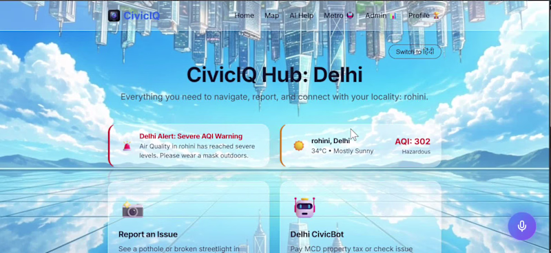 Cover image for CivicIQ is an AI-powered Progressive Web