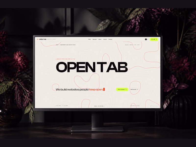 Cover image for OPEN TAB is a bold,