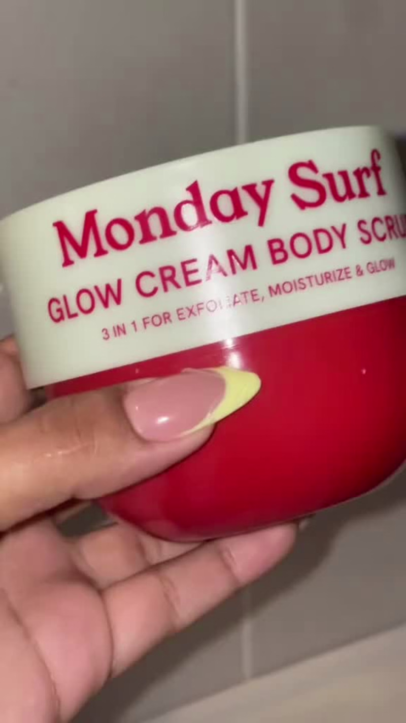 Cover image for Glow Cream Body Scrub + Vitamin Body Bright Serum in Lotion ...