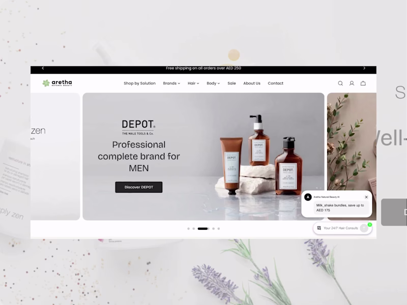Cover image for Project: Aretha Natural Beauty
Role: E-commerce