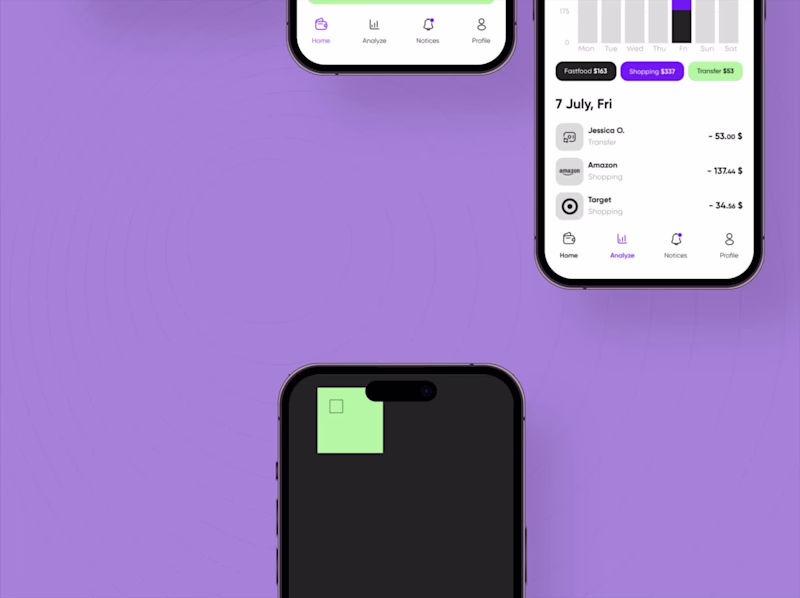 Cover image for Who said FinTech has to be boring? 💸 Designed this banking ...