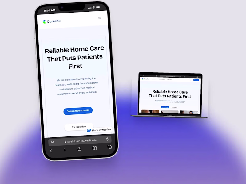 Cover image for Carelink Healthcare Website Development