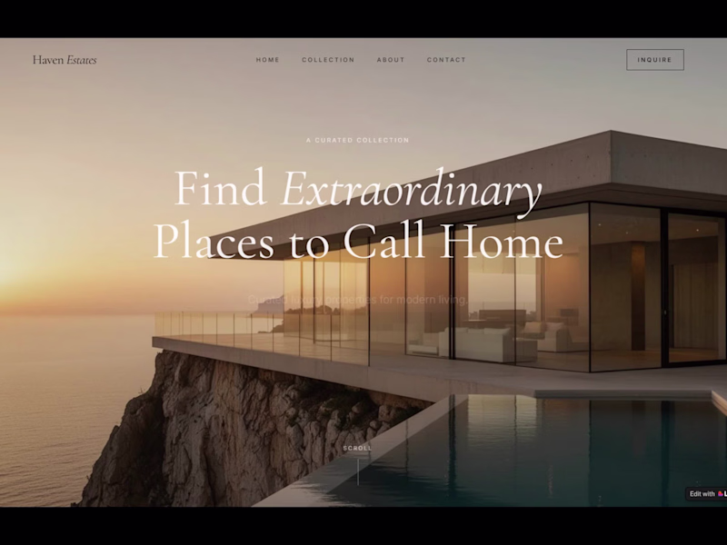 Cover image for Haven Estates — Luxury Real