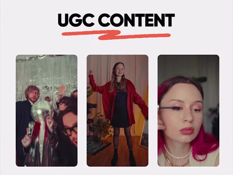 Cover image for UGC Content Creation for Social Media
