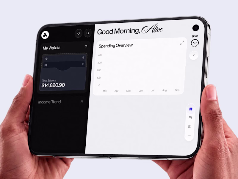 Cover image for Aurelia: AI Finance App for iPhone Duo