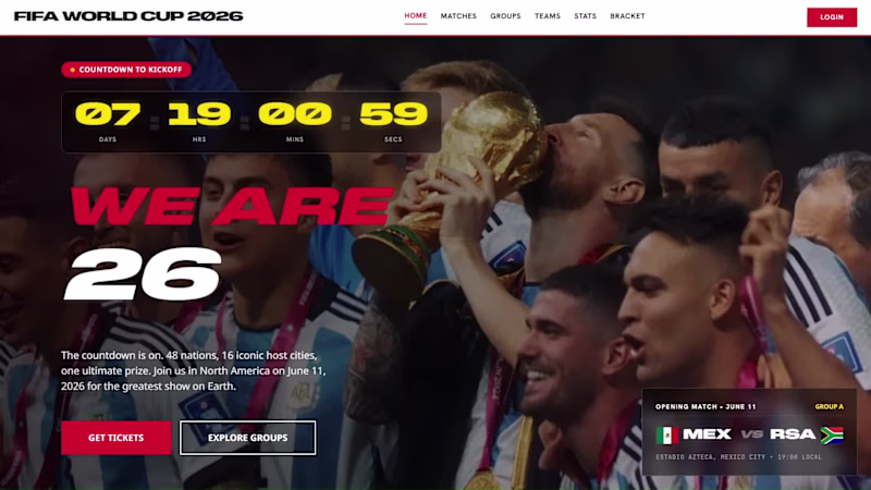 Cover image for FIFA World Cup 2026 Live