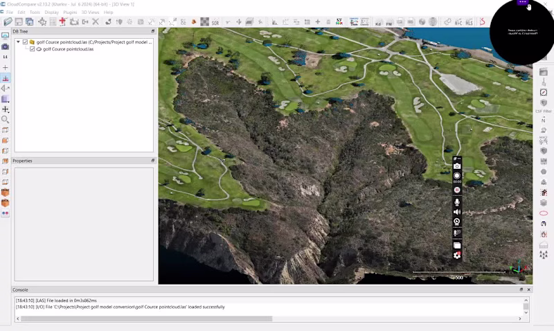 Cover image for Point cloud to mesh with above ground object segmentation