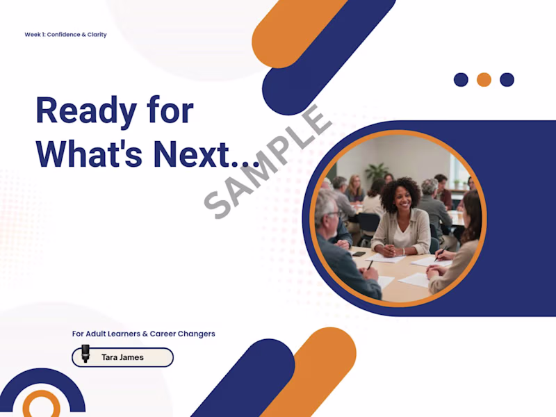 Cover image for Designed and facilitated a workforce