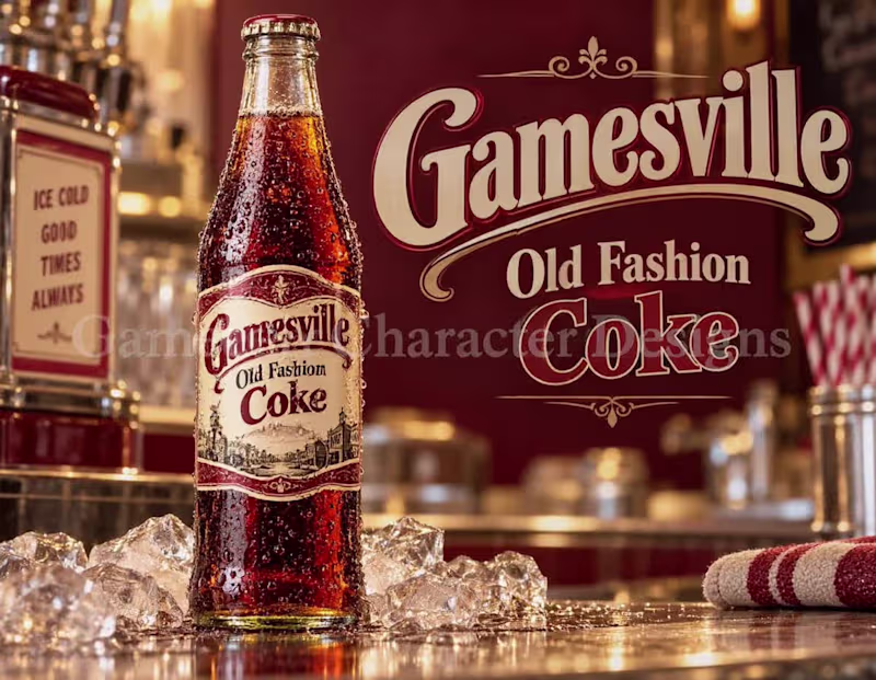 Cover image for Meet Gamesville Old Fashion Coke,