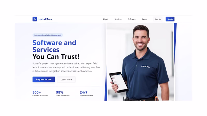 Cover image for InstallTrak is the intelligent field