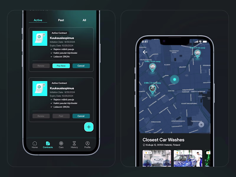 Cover image for Designed a car wash app