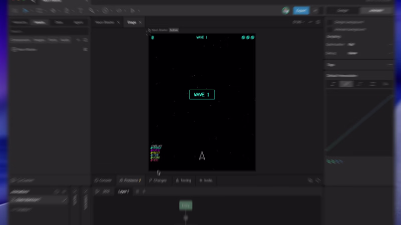 Cover image for Neon Blaster - Procedural Arcade Shooter A fully procedural ...