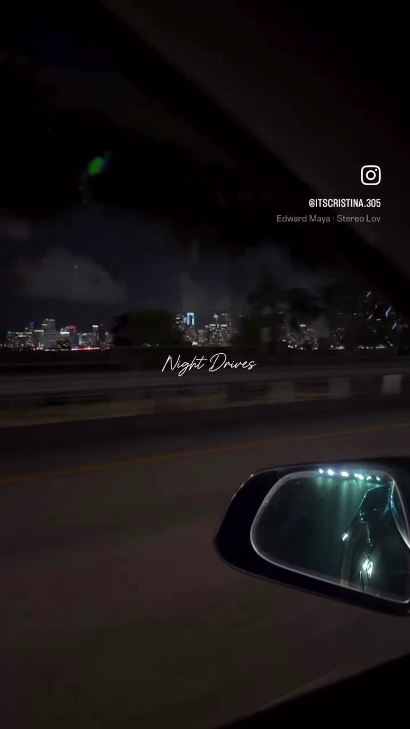Cover image for Miami night drives — moody