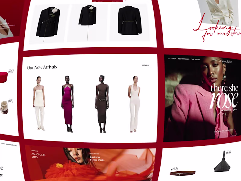 Cover image for Vivienne Rôse E-commerce Platform Design