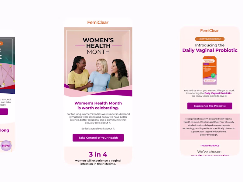 Cover image for Email Marketing Enhancement for FemiClear