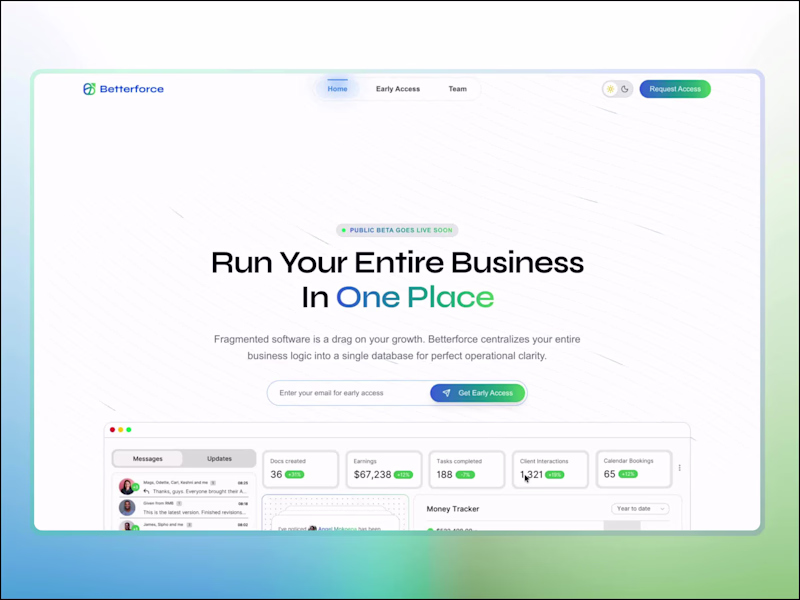 Cover image for Betterforce Landing Page 🚀